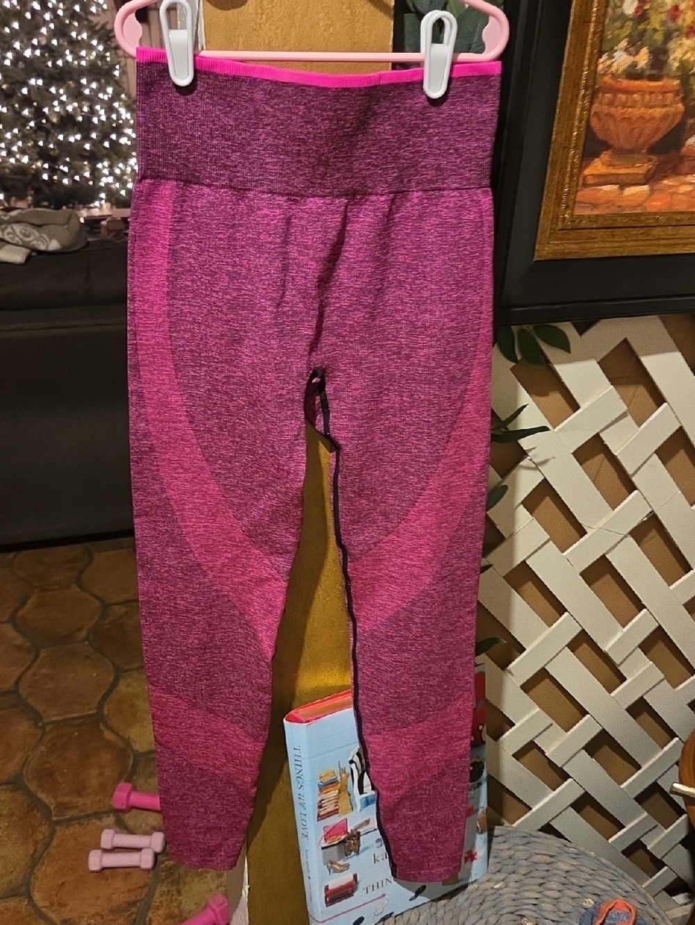 Victoria's Secret Pink Heathered Active Leggings